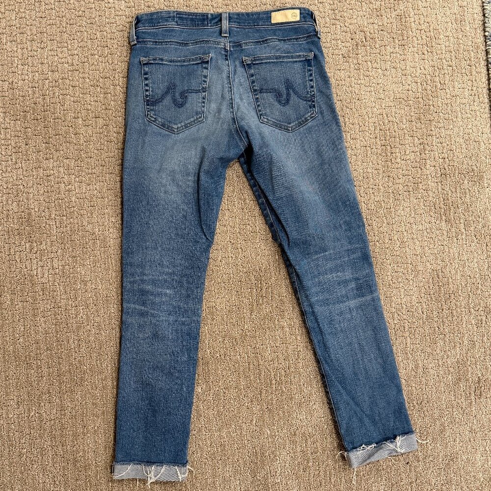AG Adriano Goldschmied Prima Roll-up Cropped Jeans size 26 - Picture 2 of 4
